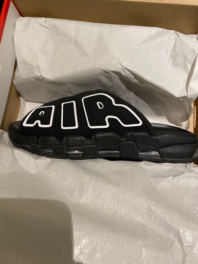 Nike Air More Uptempo Slide "Black" (DV2132-001/DV2137-001)