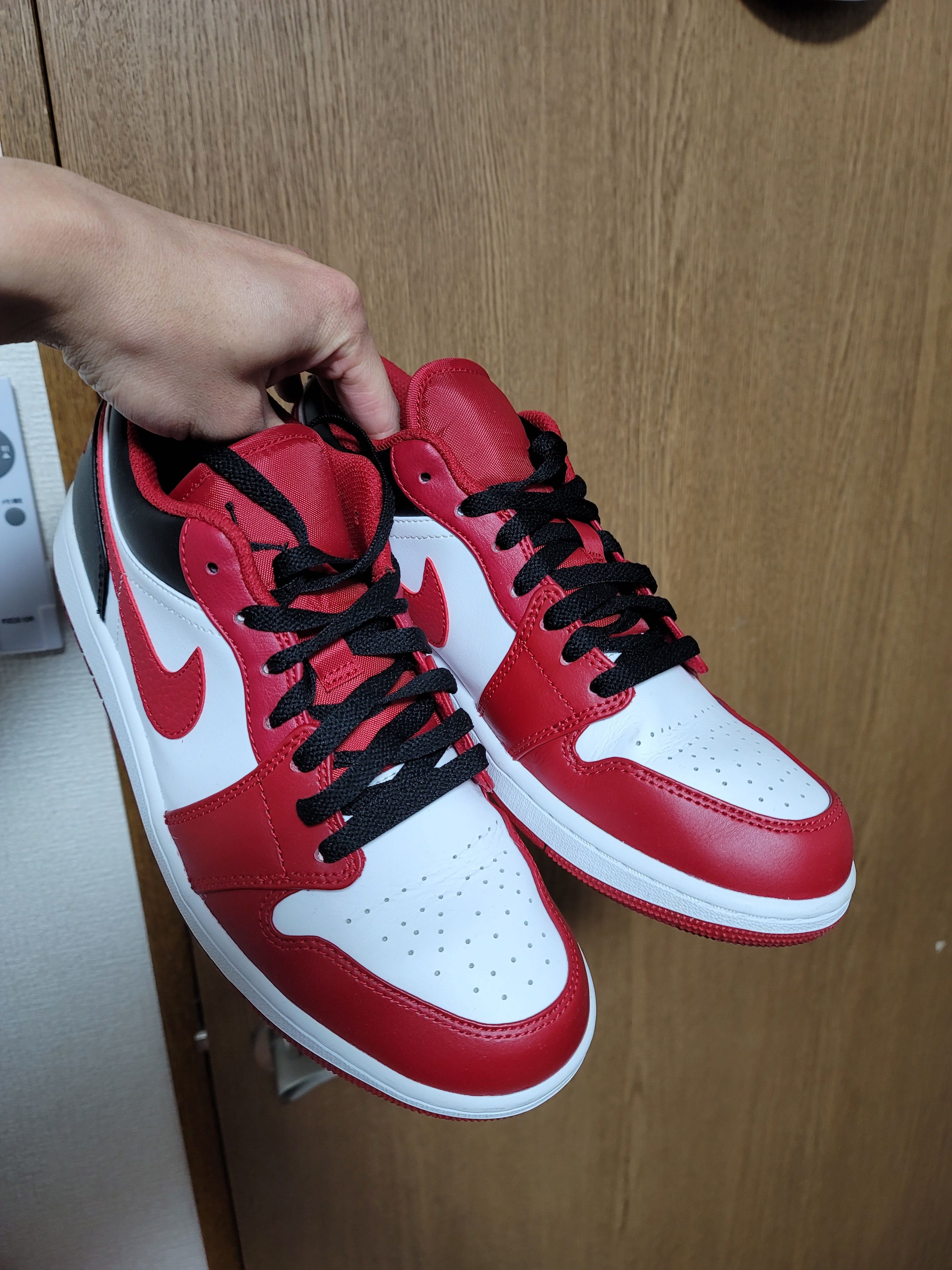 Nike Air Jordan 1 Low "White/Gym Red/Black"