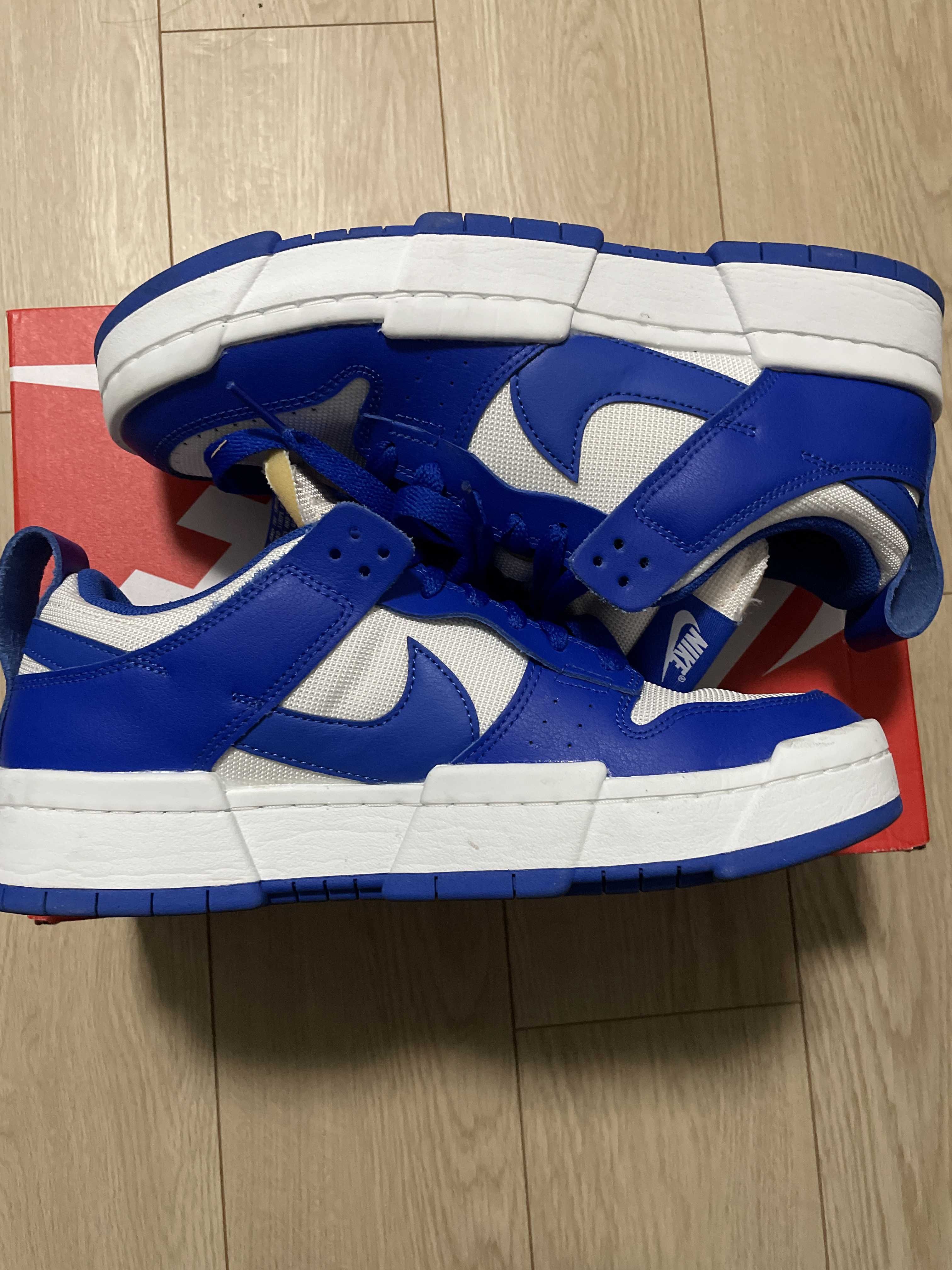 NIKE Women's DUNKED "WHITE/GAME ROYAL"