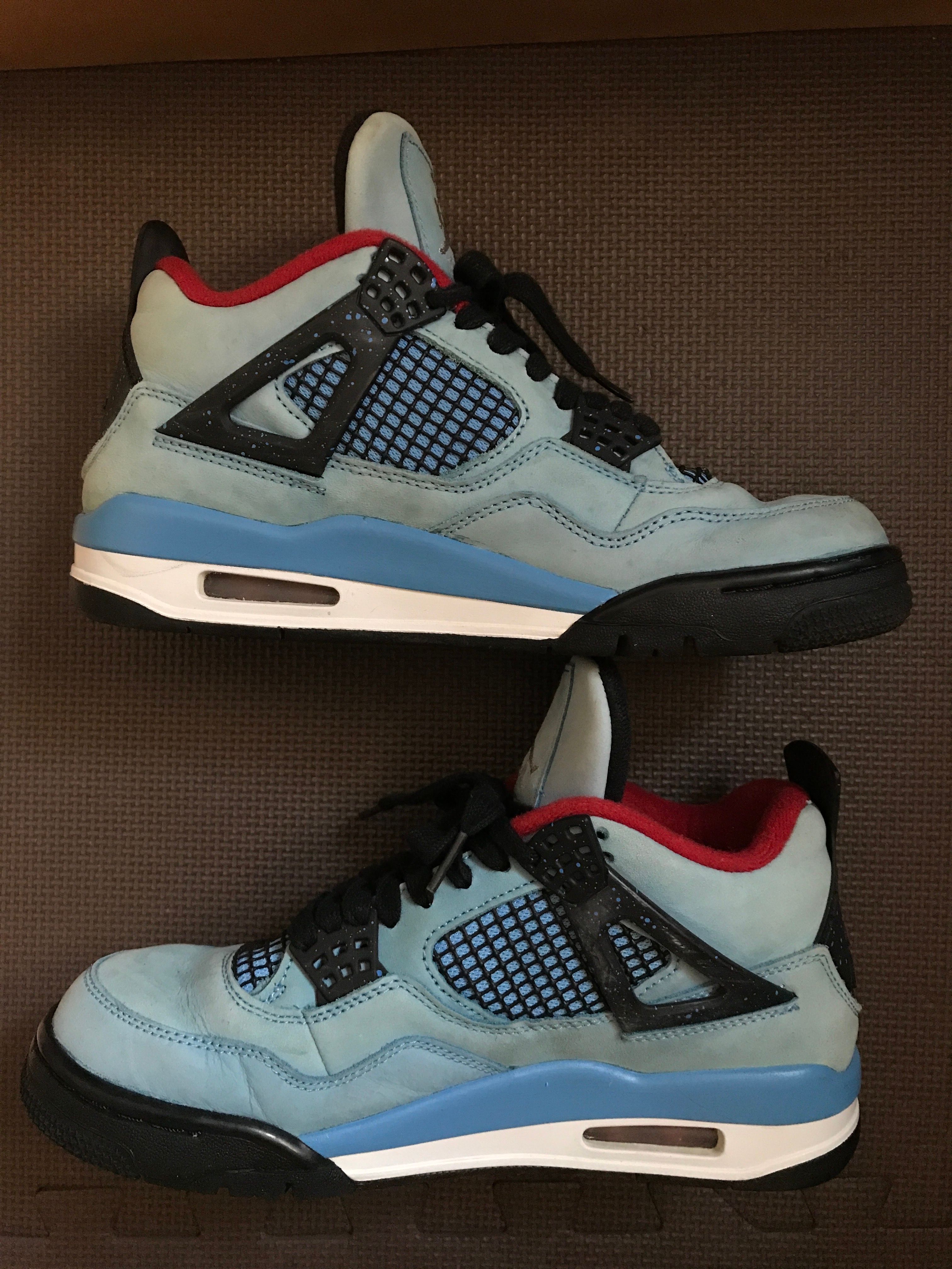 Travis Scott × Nike Air Jordan 4 Retro Cactus Jack "University Blue"
