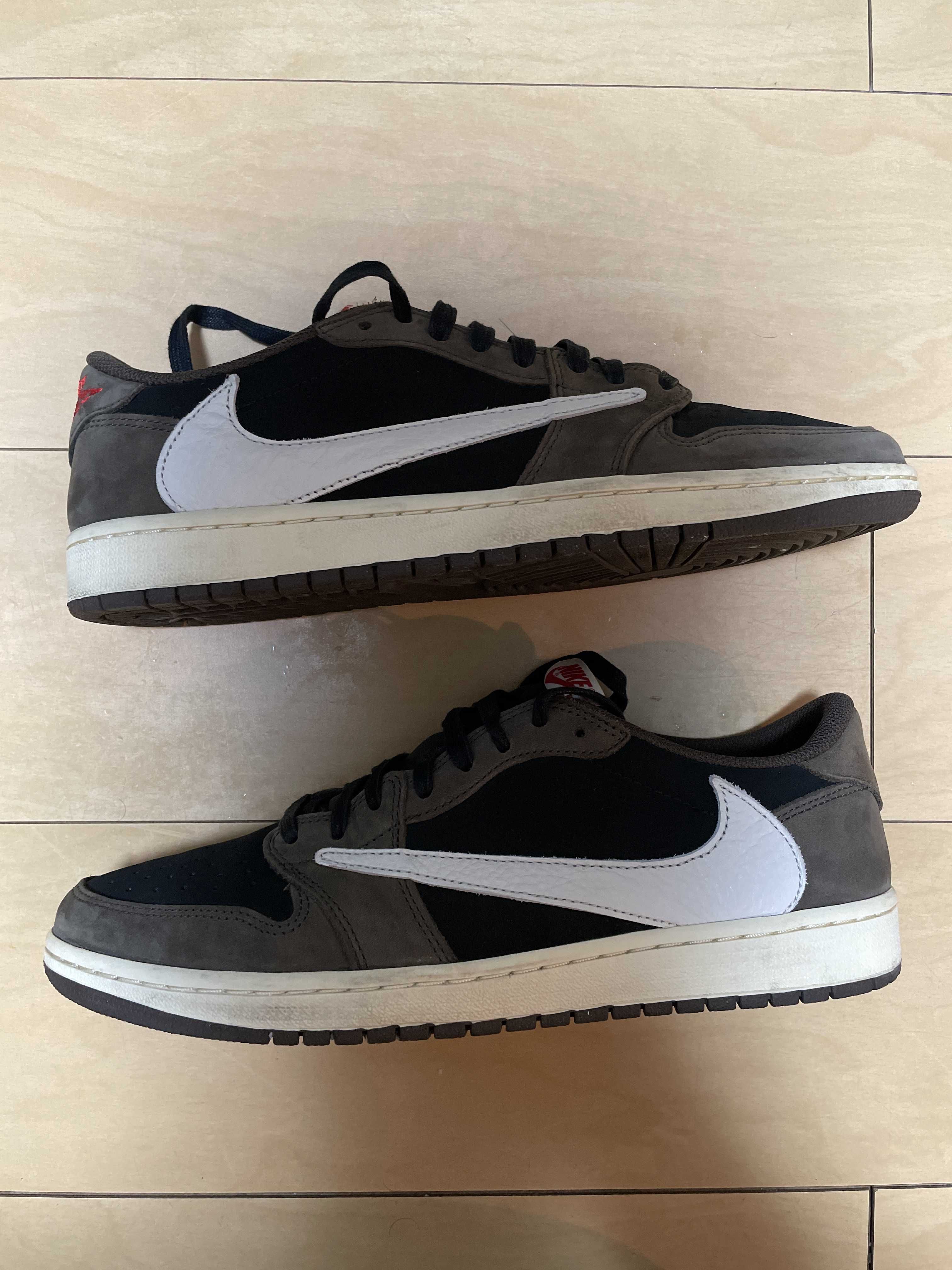 Travis Scott × Nike Air Jordan 1 Low OG SP-T  "Black/Dark Mocha"