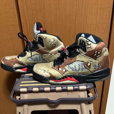 Supreme × Nike Air Jordan 5 Retro "Desert Camo"