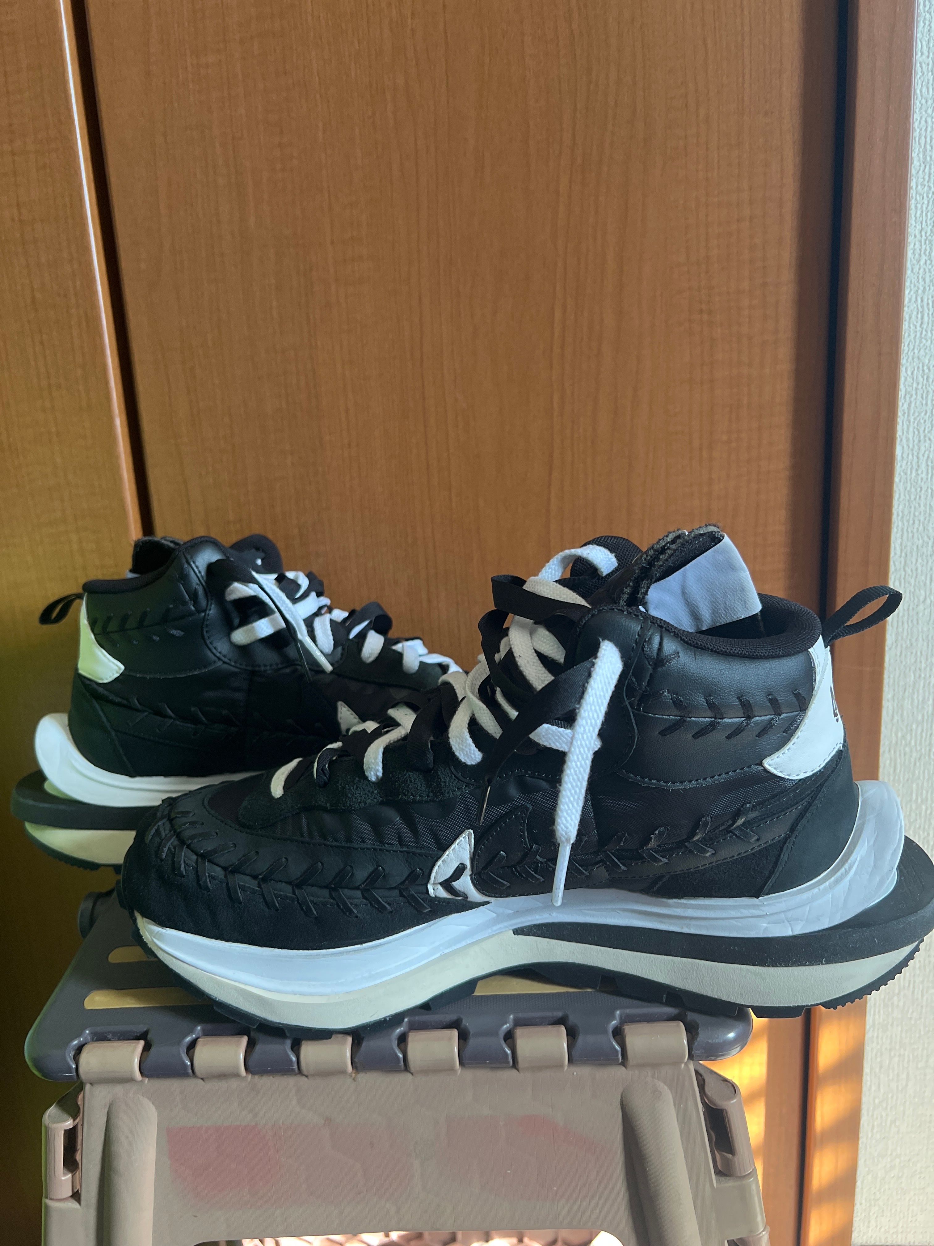 Jean-Paul Gaultier × sacai × Nike Vapor Waffle "Black/Black-White"