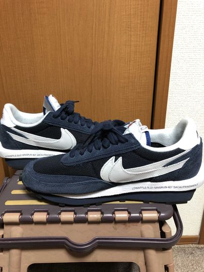 Fragment × sacai × Nike LD Waffle "Blackended Blue"