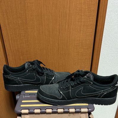 Travis Scott × Nike Air Jordan 1 Low OG SP "Black Phantom"