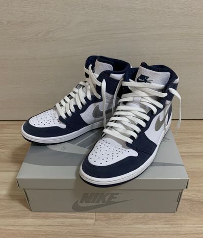 Nike Air Jordan 1 High OG CO.JP "White/Midnight Navy" (2020) (Standard Box)