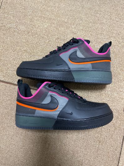 Nike Air Force 1 Low React "Black/Team Orange/Pink Prime"