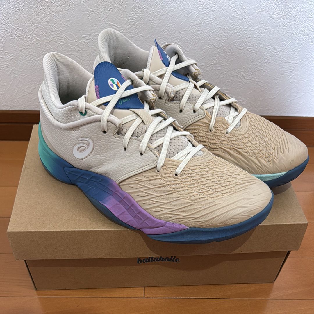 ボーラホリック × アシックス アンプレアルス ロー "スモークグレー/ホワイト"