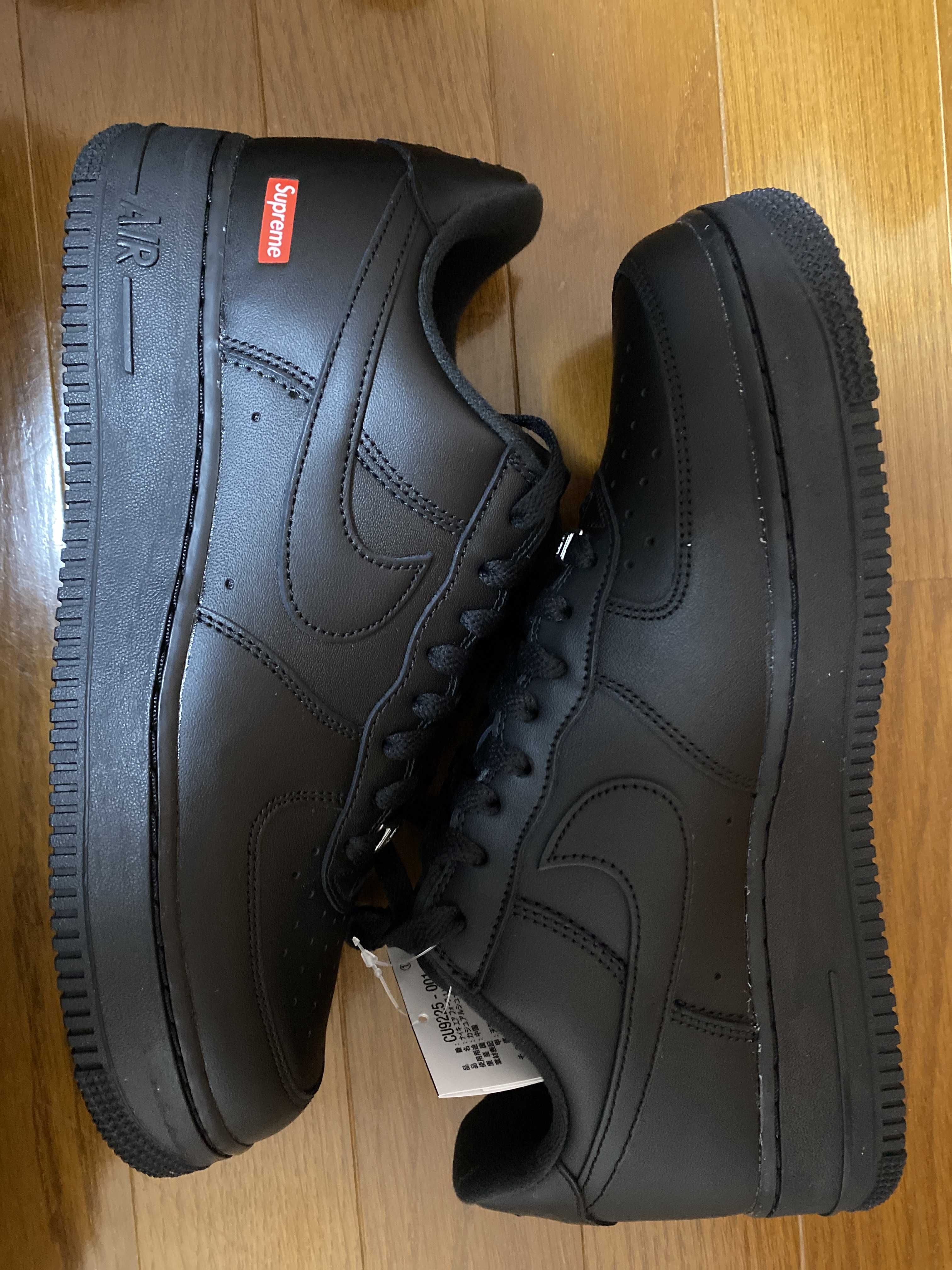 Supreme × Nike Air Force 1 Low "Black"