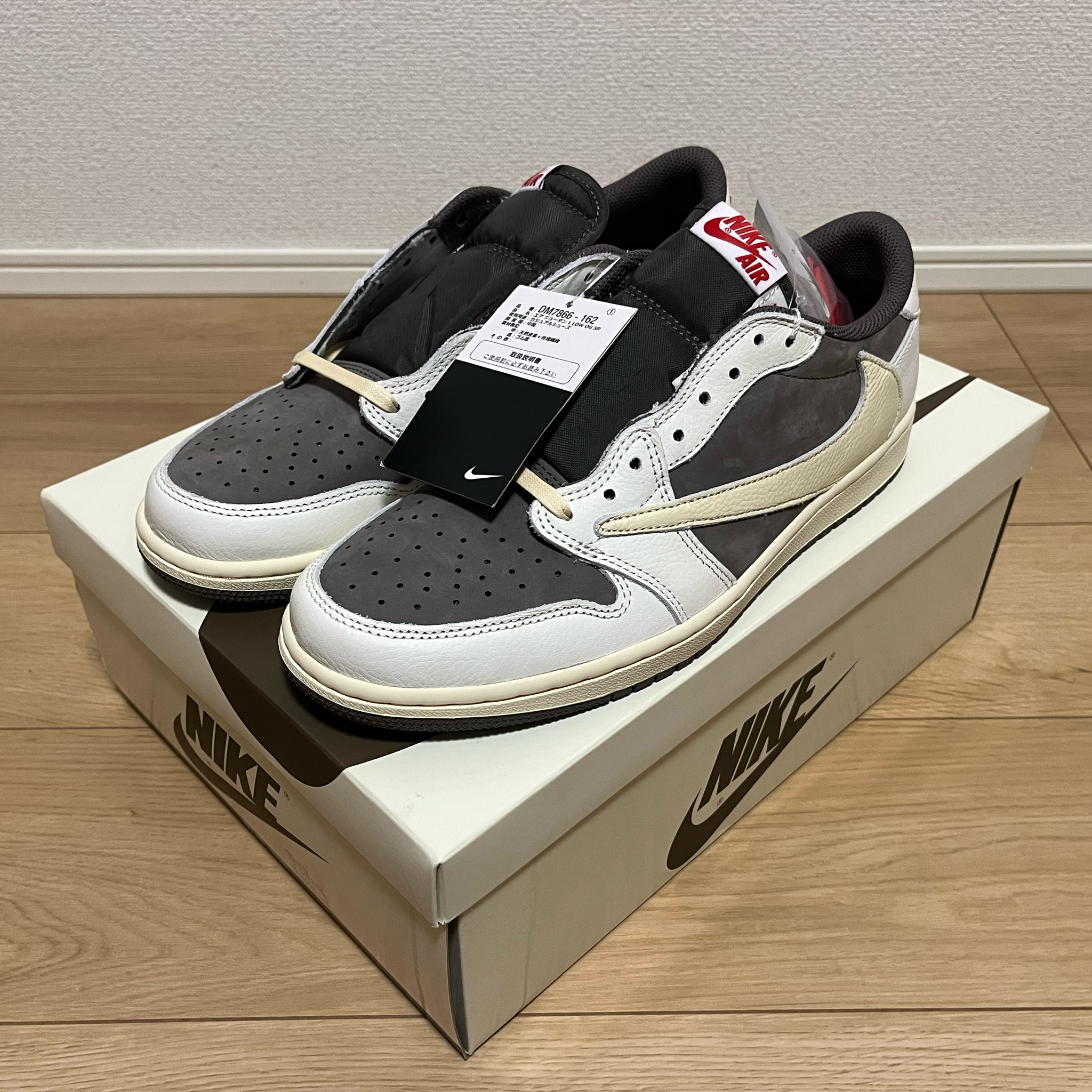 Travis Scott × Nike Air Jordan 1 Low OG SP "Reverse Mocha/Sail and Ridgerock"
