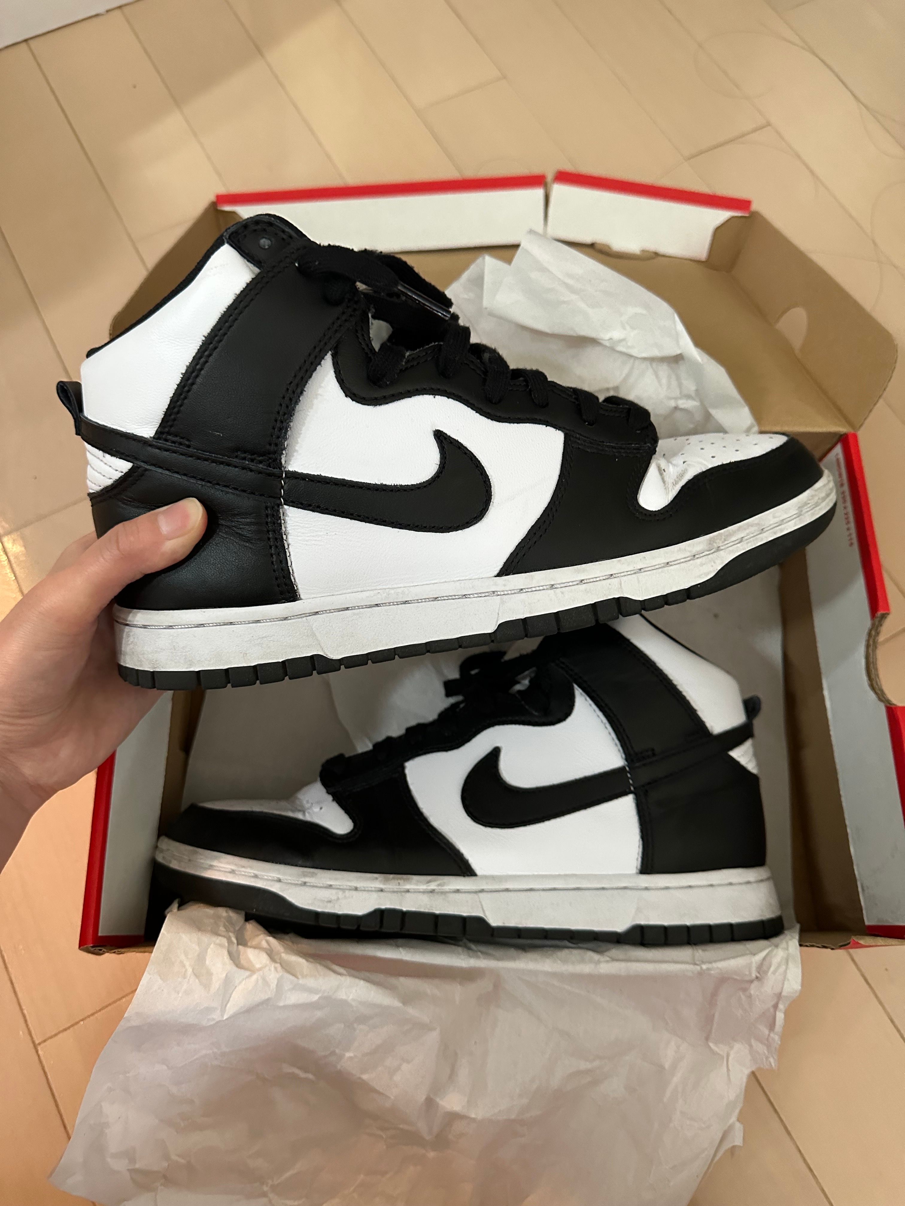 Nike Dunk High "Black and White"