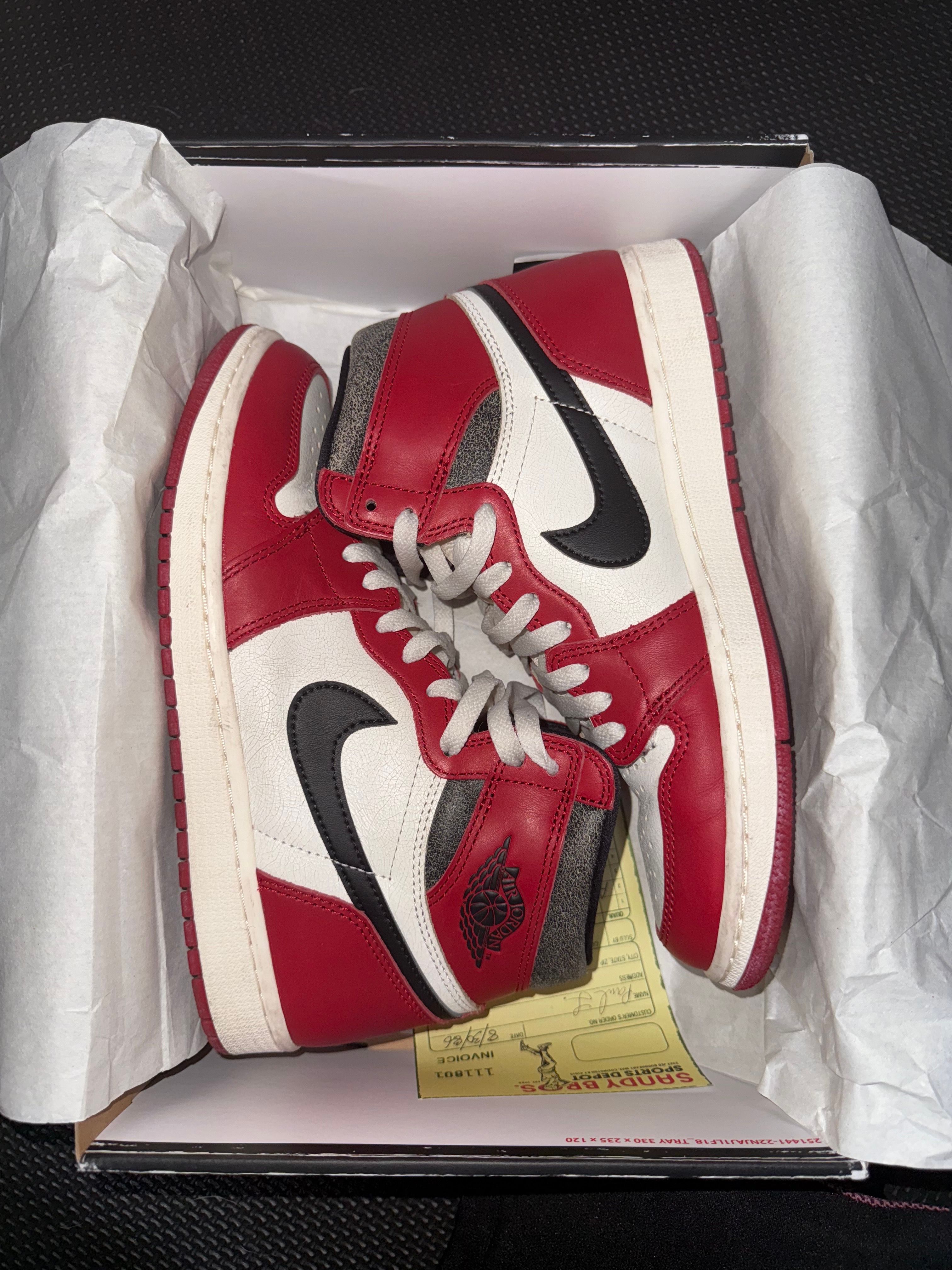 Nike Air Jordan 1 High OG "Lost & Found/Chicago"