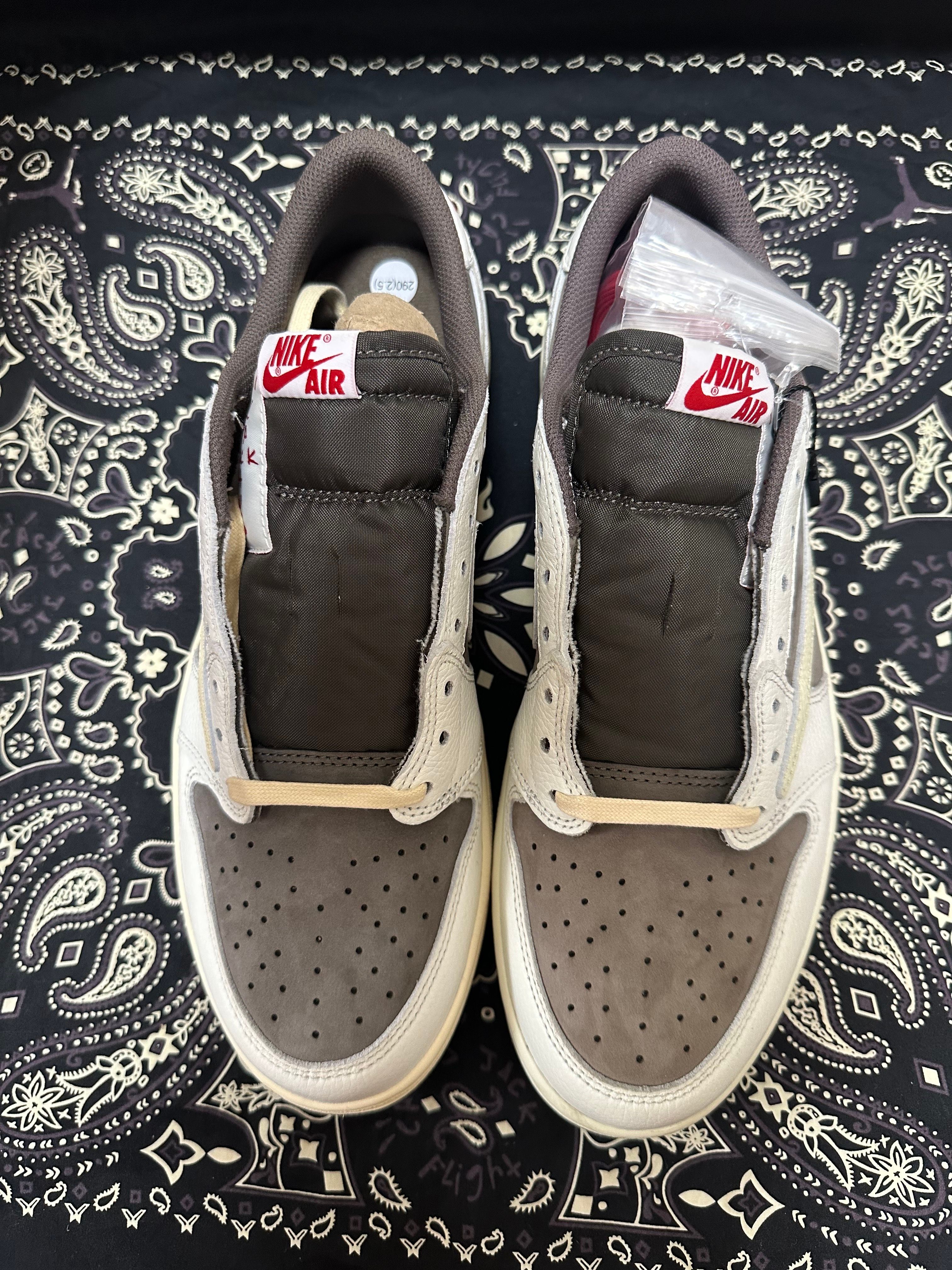 Travis Scott × Nike Air Jordan 1 Low OG SP "Reverse Mocha/Sail and Ridgerock"