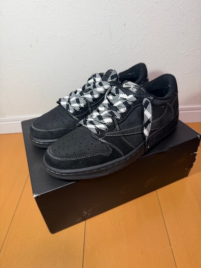 Travis Scott × Nike Air Jordan 1 Low OG SP "Black Phantom"