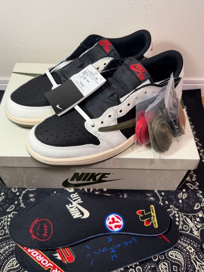 Travis Scott × Nike Women's Air Jordan 1 Low OG "Medium Olive"