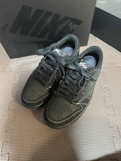 Travis Scott × Nike Air Jordan 1 Low OG SP "Black Phantom"