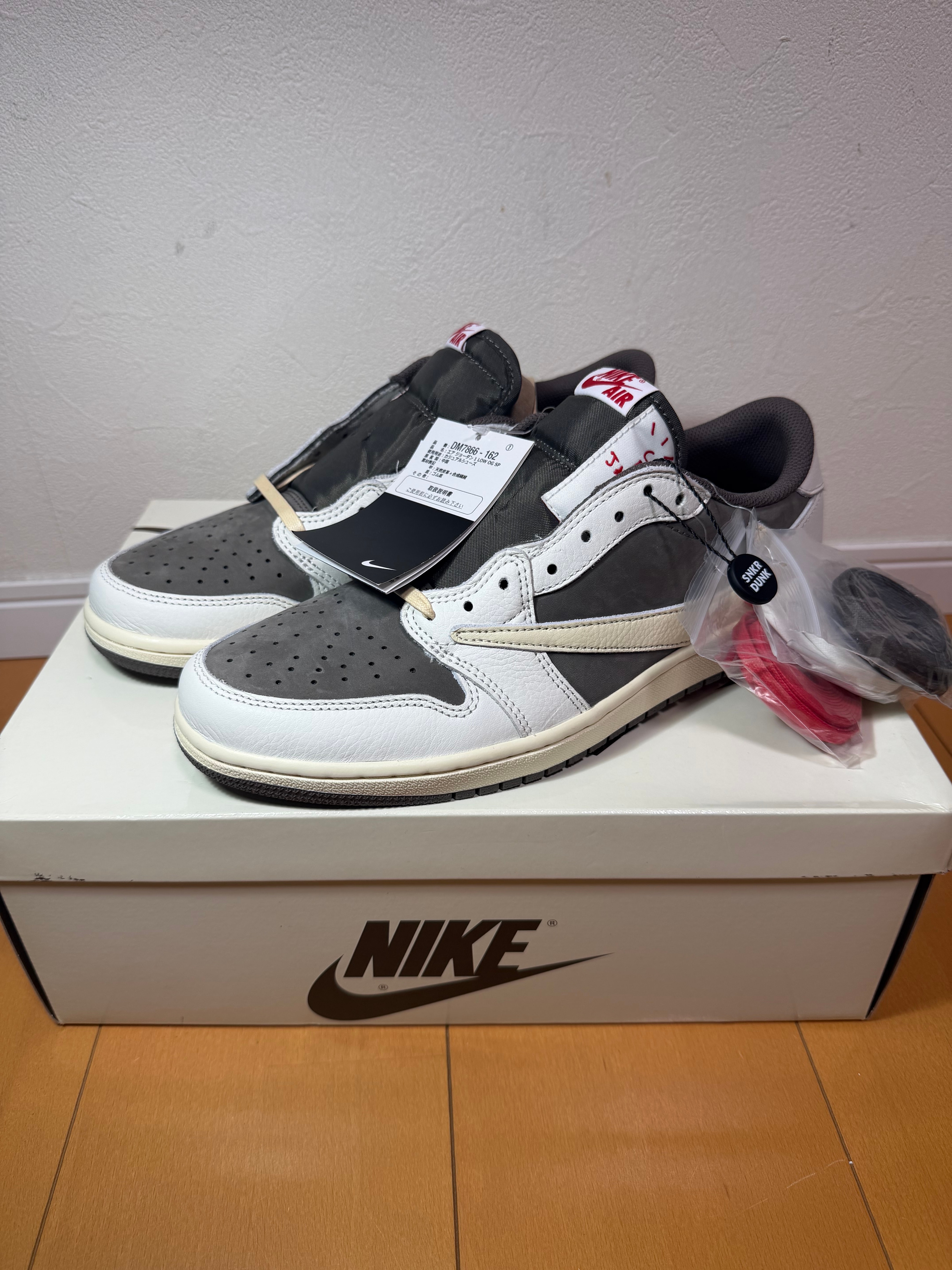 Travis Scott × Nike Air Jordan 1 Low OG SP "Reverse Mocha/Sail and Ridgerock"