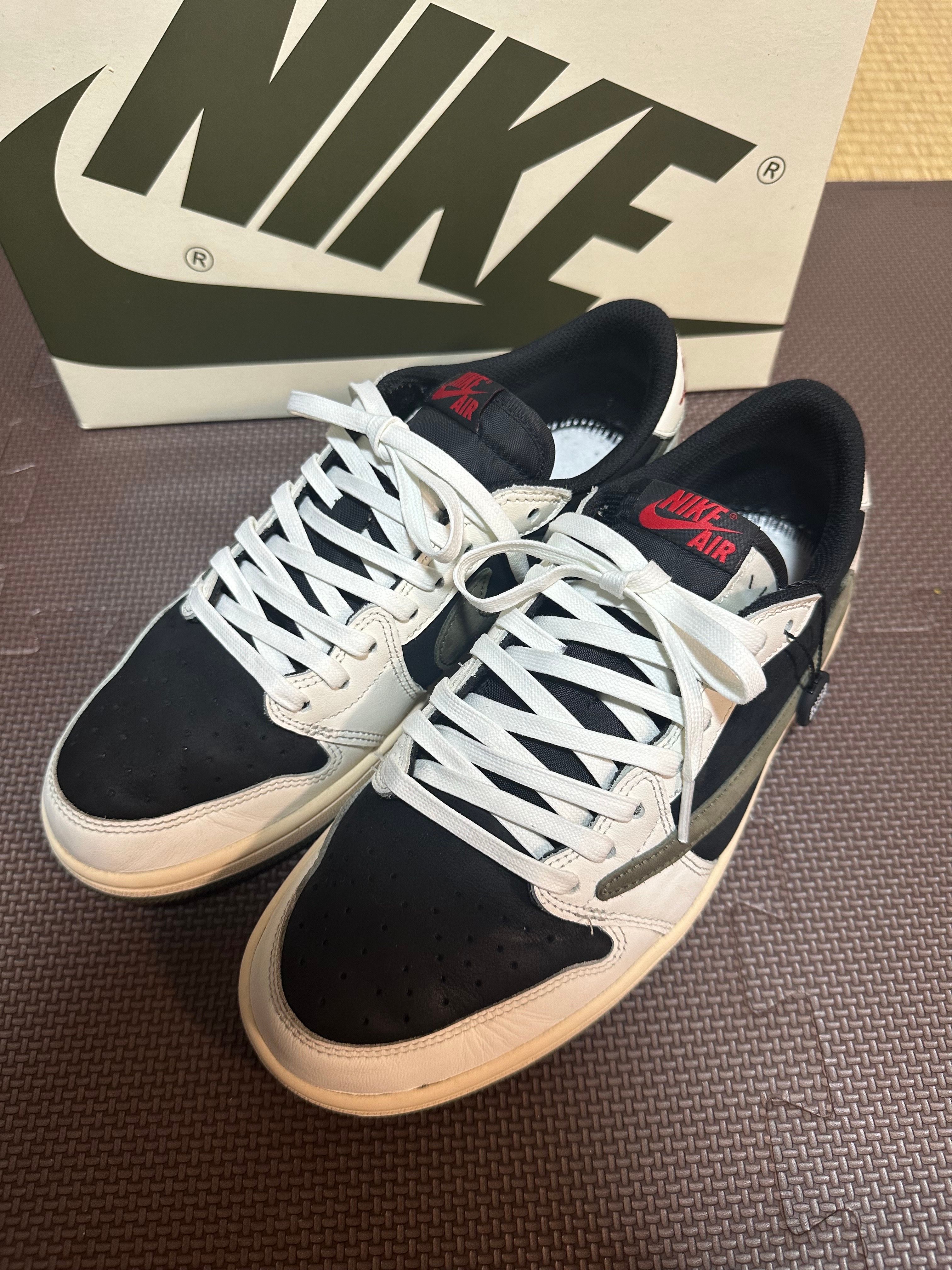 Travis Scott × Nike Women's Air Jordan 1 Low OG "Medium Olive"