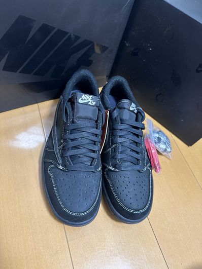 Travis Scott × Nike Air Jordan 1 Low OG SP "Black Phantom"