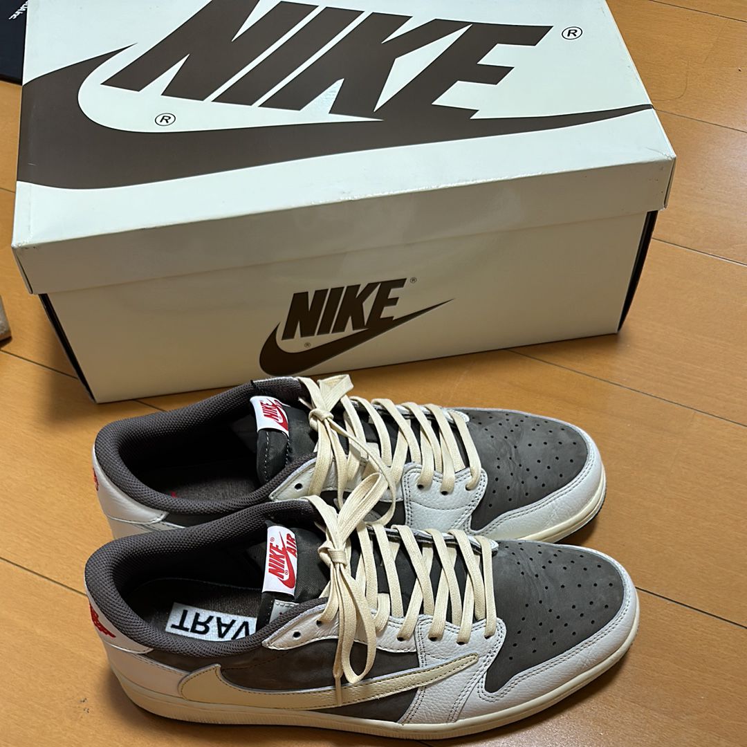 Travis Scott × Nike Air Jordan 1 Low OG SP "Reverse Mocha/Sail and Ridgerock"