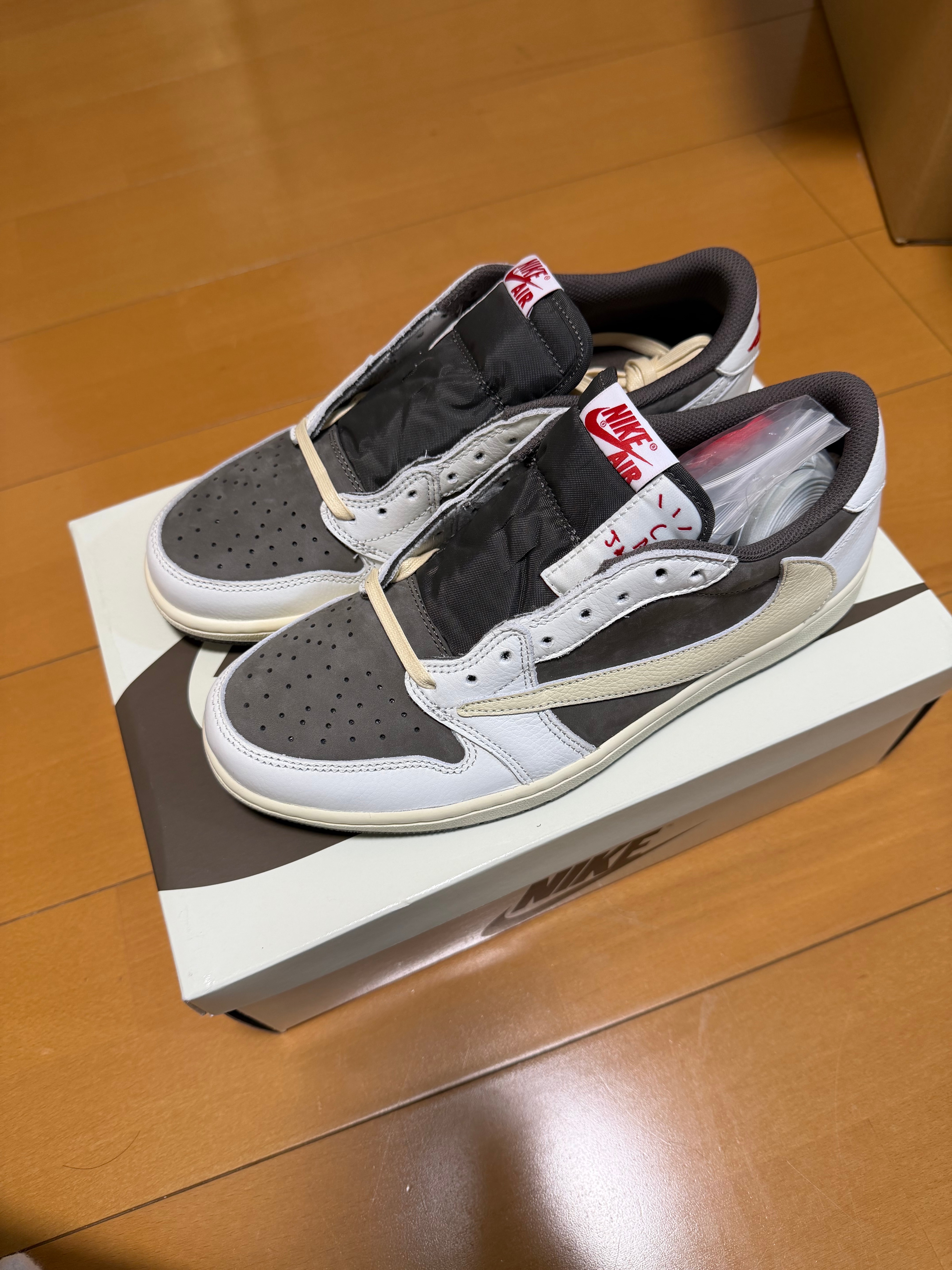 Travis Scott × Nike Air Jordan 1 Low OG SP "Reverse Mocha/Sail and Ridgerock"