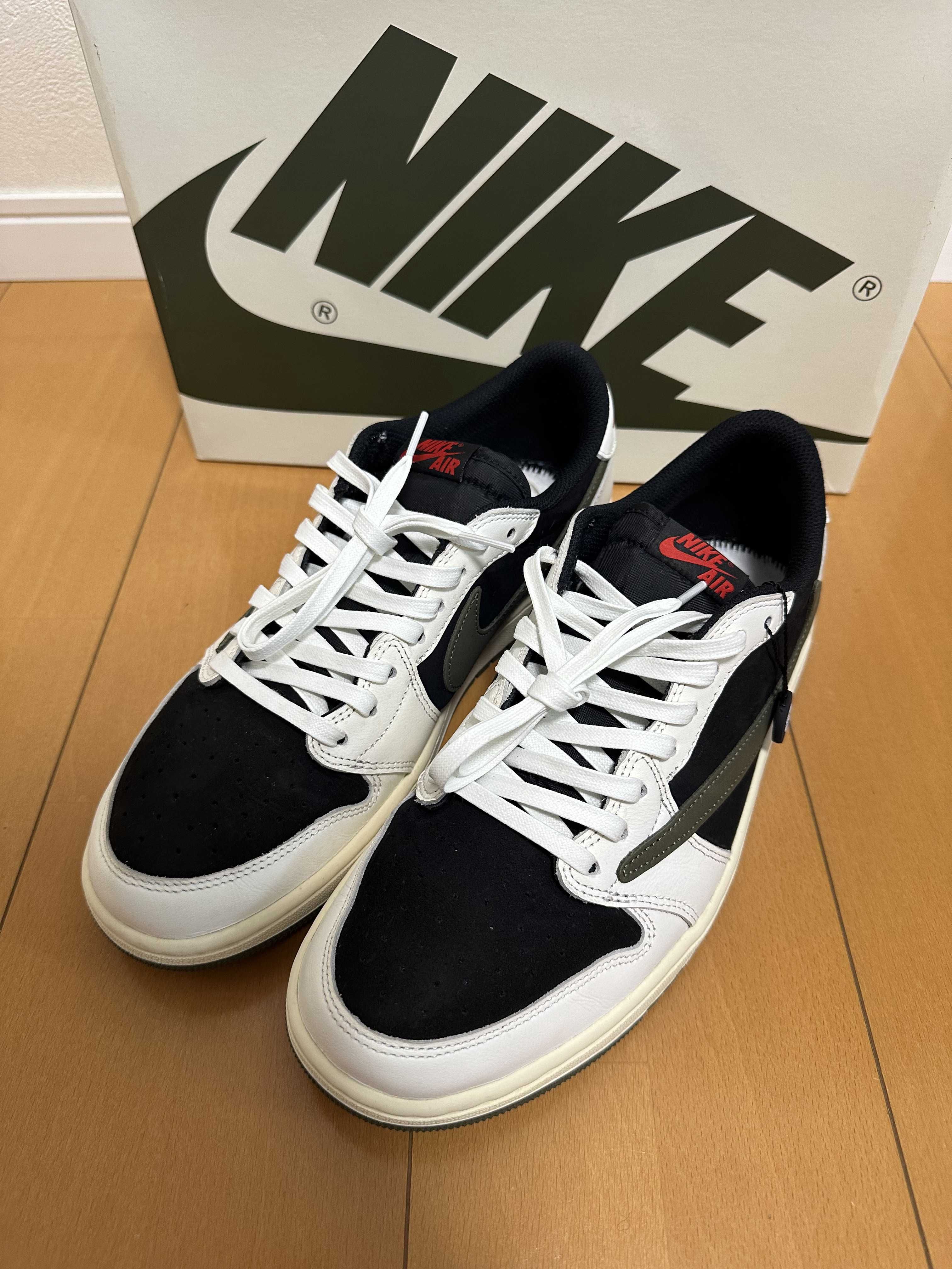 Travis Scott × Nike Women's Air Jordan 1 Low OG "Medium Olive"
