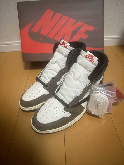 Travis Scott × Nike Air Jordan 1 Retro High OG TS SP "Sail/Dark Mocha"