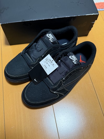 Travis Scott × Nike Air Jordan 1 Low OG SP "Black Phantom"