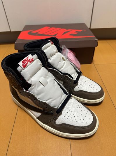 Travis Scott × Nike Air Jordan 1 Retro High OG TS SP "Sail/Dark Mocha"