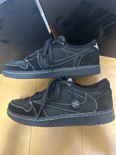 Travis Scott × Nike Air Jordan 1 Low OG SP "Black Phantom"