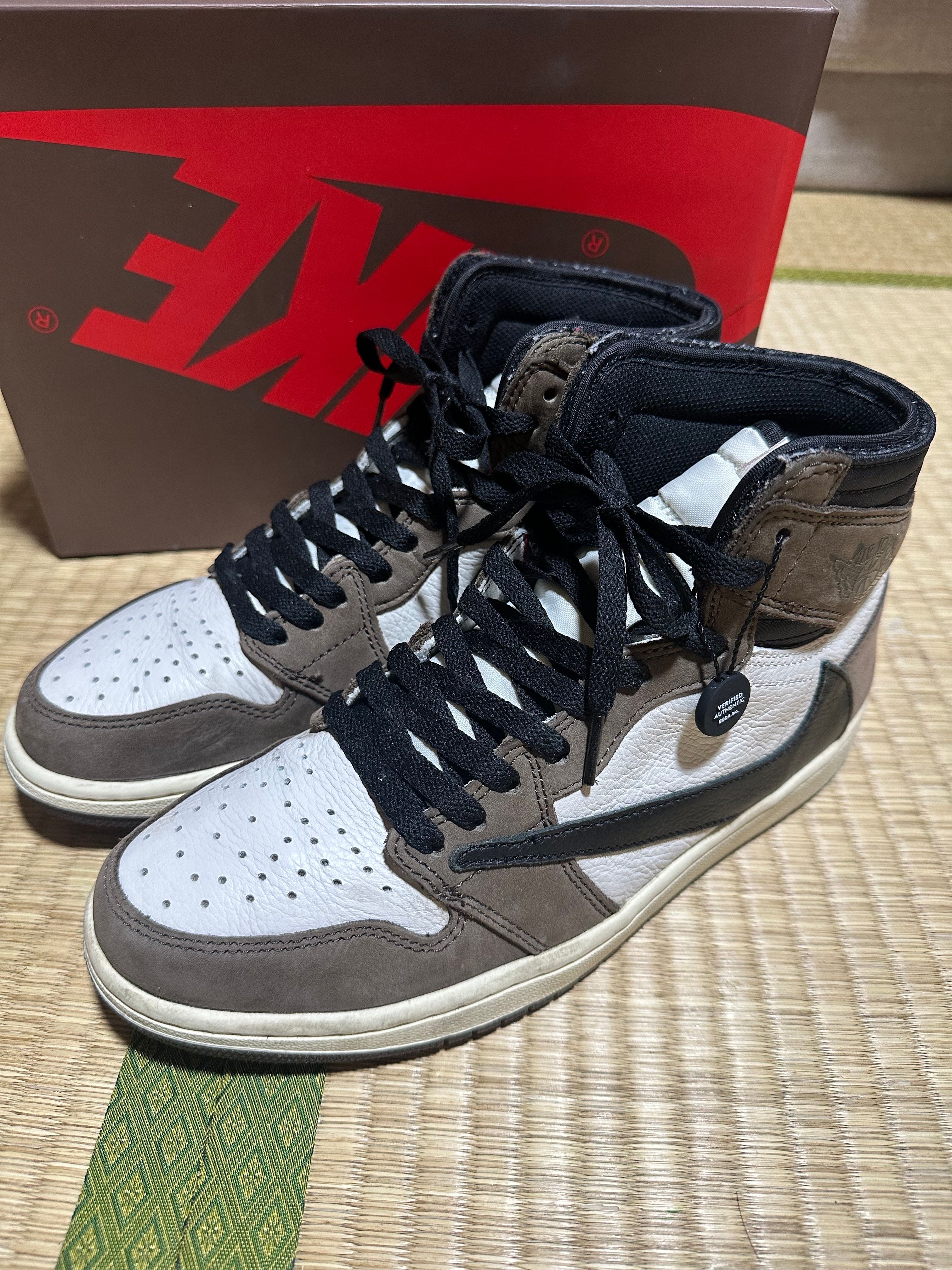 Travis Scott × Nike Air Jordan 1 Retro High OG TS SP "Sail/Dark Mocha"