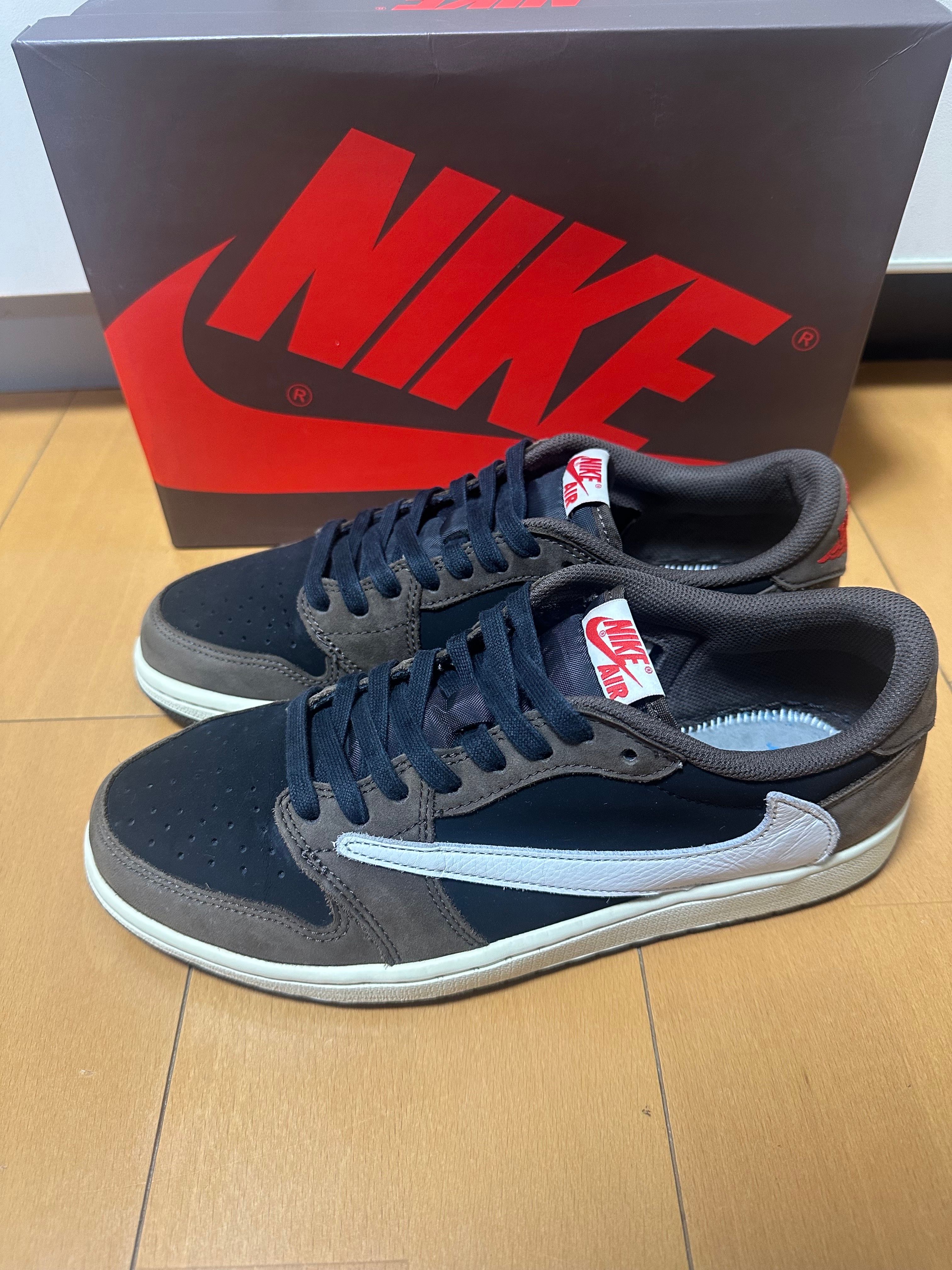 Travis Scott × Nike Air Jordan 1 Low OG SP-T "Black/Dark Mocha"