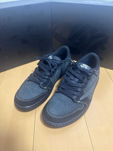Travis Scott × Nike Air Jordan 1 Low OG SP "Black Phantom"
