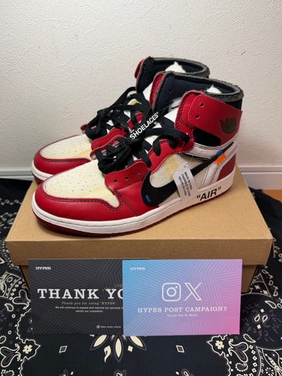 Off-White × Nike Air Jordan 1 Retro High The Ten "Chicago"