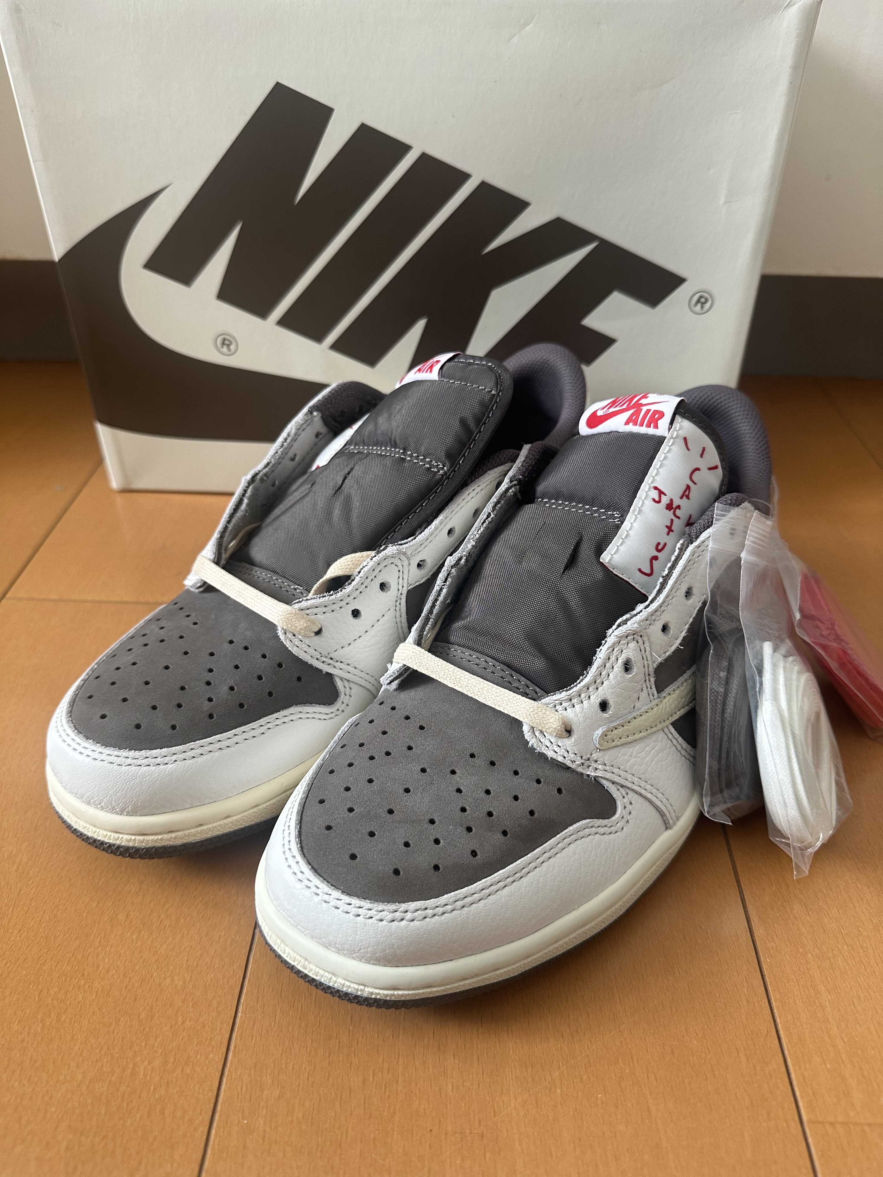 Travis Scott × Nike Air Jordan 1 Low OG SP "Reverse Mocha/Sail and Ridgerock"