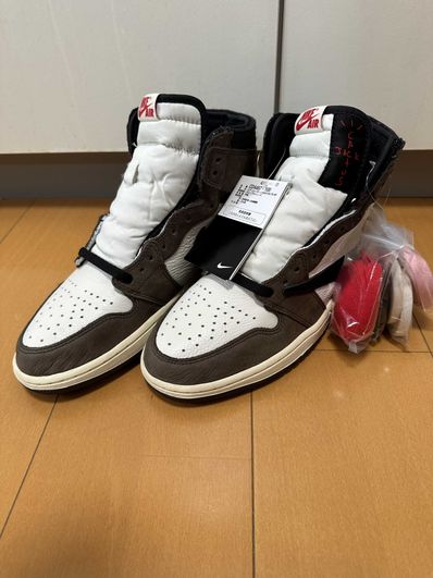 Travis Scott × Nike Air Jordan 1 Retro High OG TS SP "Sail/Dark Mocha"
