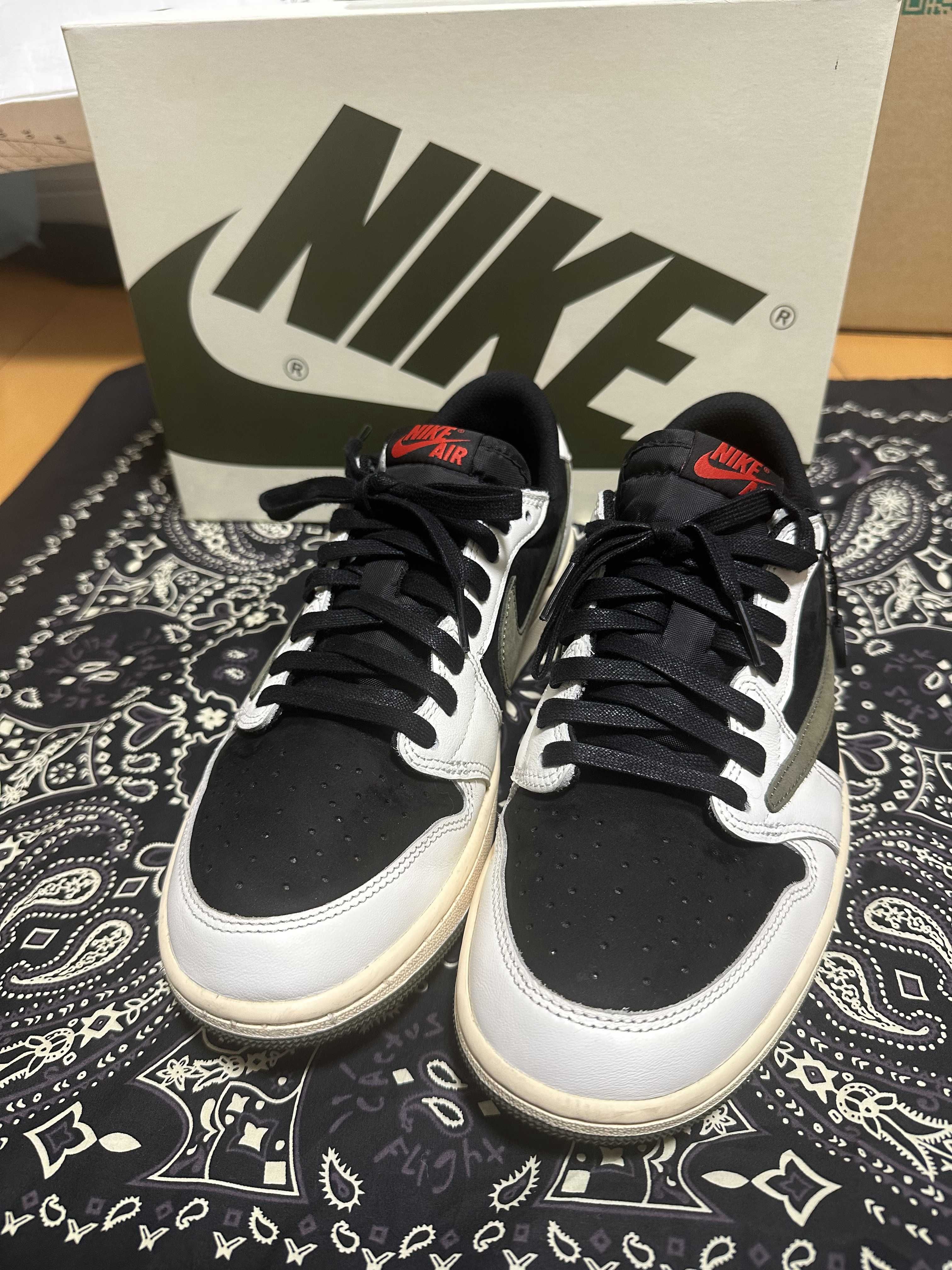 Travis Scott × Nike Women's Air Jordan 1 Low OG "Medium Olive"