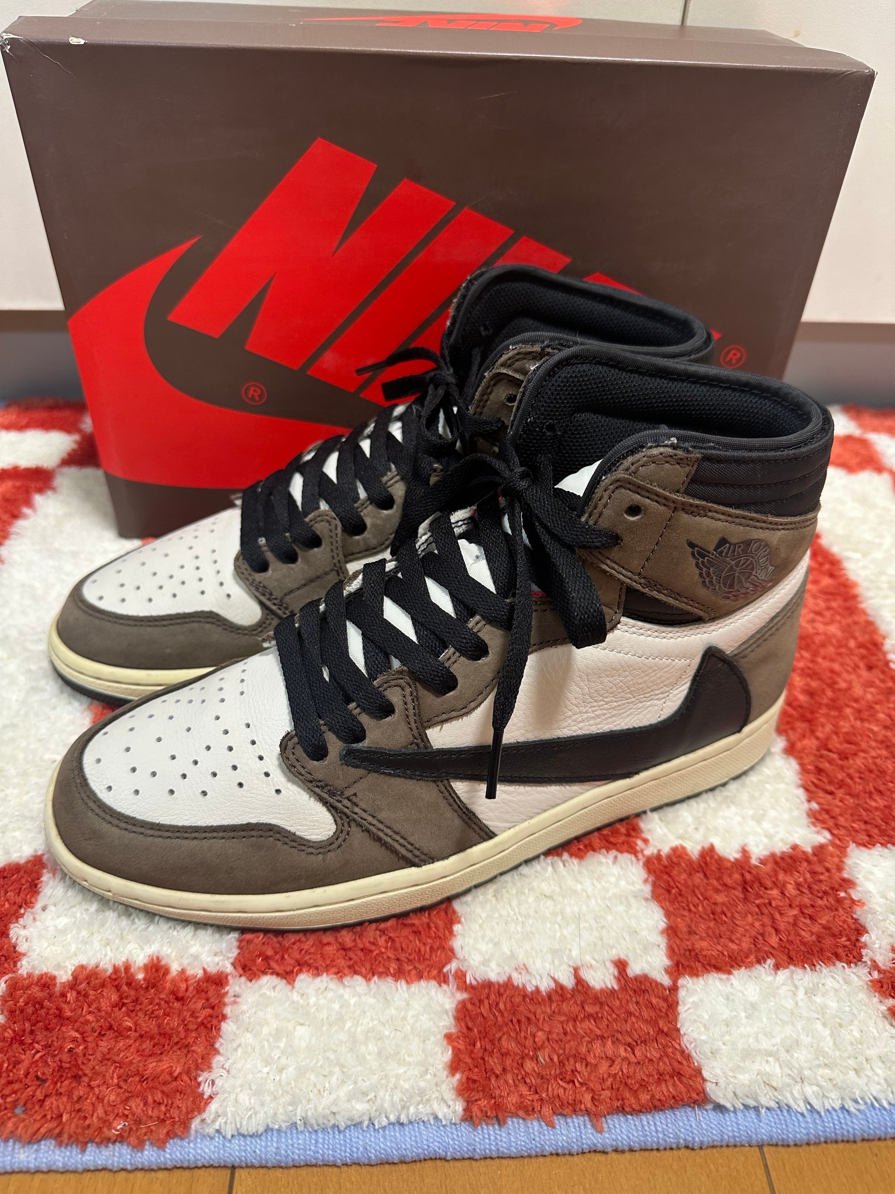Travis Scott × Nike Air Jordan 1 Retro High OG TS SP "Sail/Dark Mocha"