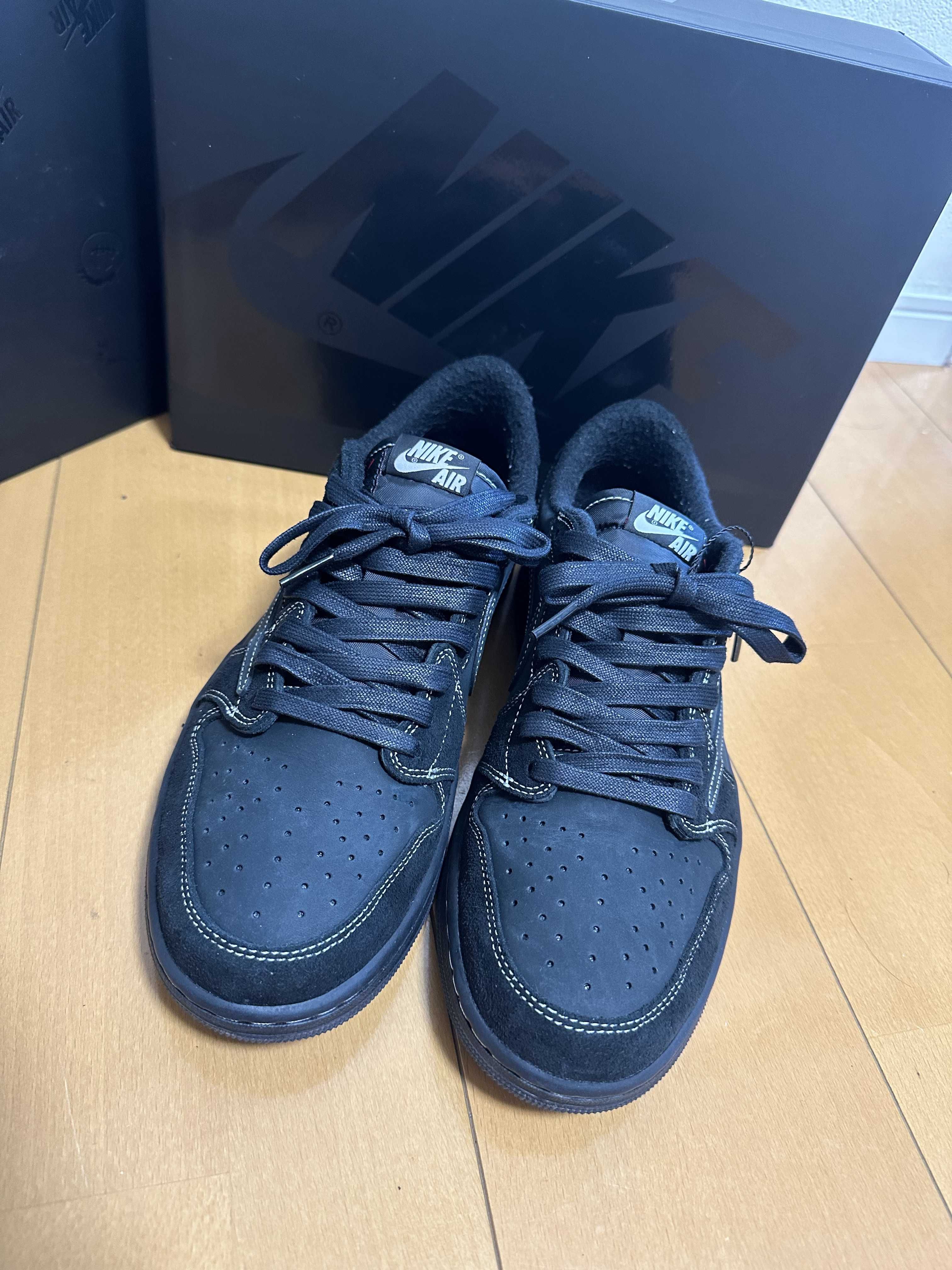 Travis Scott × Nike Air Jordan 1 Low OG SP "Black Phantom"
