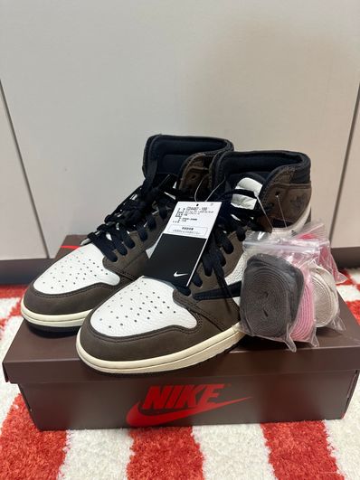 Travis Scott × Nike Air Jordan 1 Retro High OG TS SP "Sail/Dark Mocha"