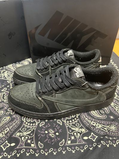 Travis Scott × Nike Air Jordan 1 Low OG SP "Black Phantom"
