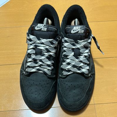 Travis Scott × Nike Air Jordan 1 Low OG SP "Black Phantom"