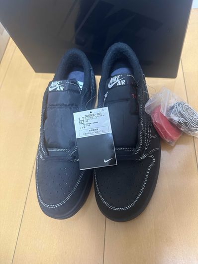 Travis Scott × Nike Air Jordan 1 Low OG SP "Black Phantom"