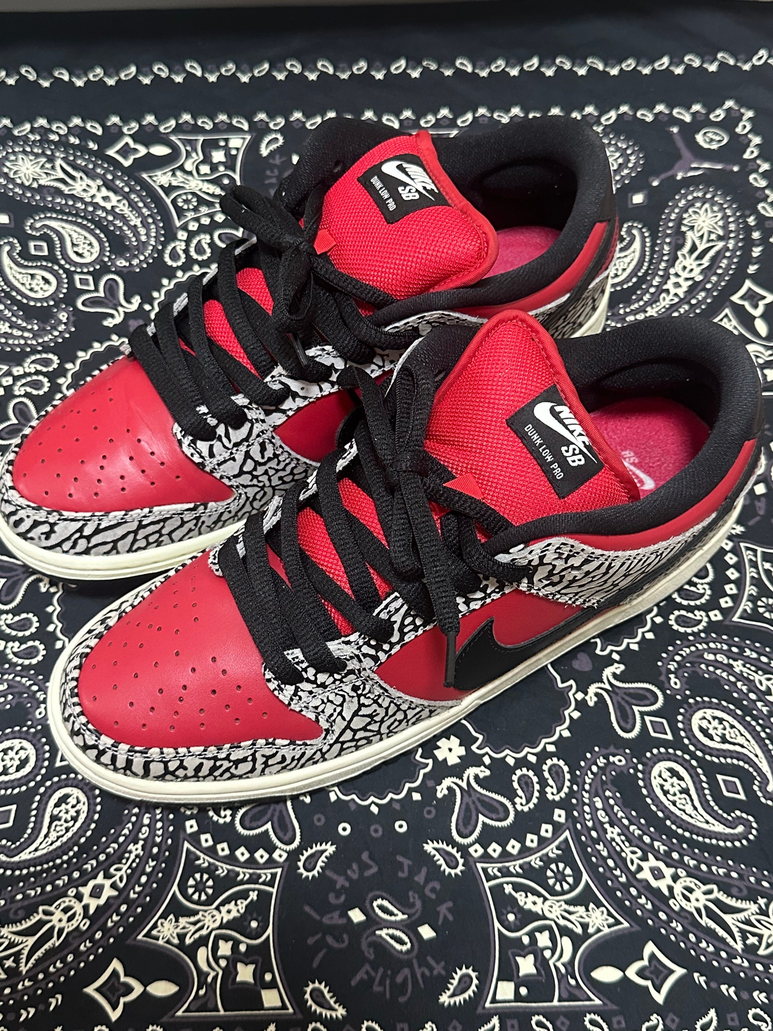 Supreme × Nike SB Dunk Low "Red Cement"(2012)