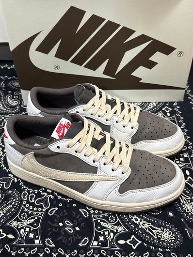 Travis Scott × Nike Air Jordan 1 Low OG SP "Reverse Mocha/Sail and Ridgerock"