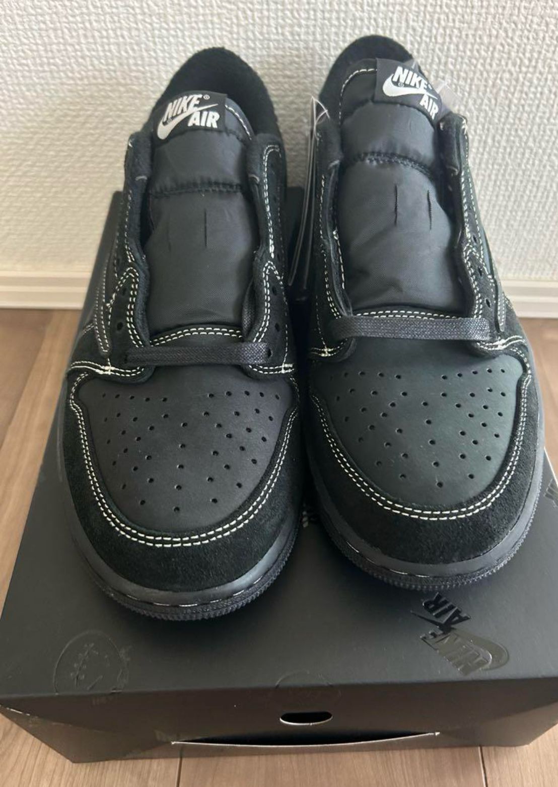Travis Scott × Nike Air Jordan 1 Low OG SP "Black Phantom"