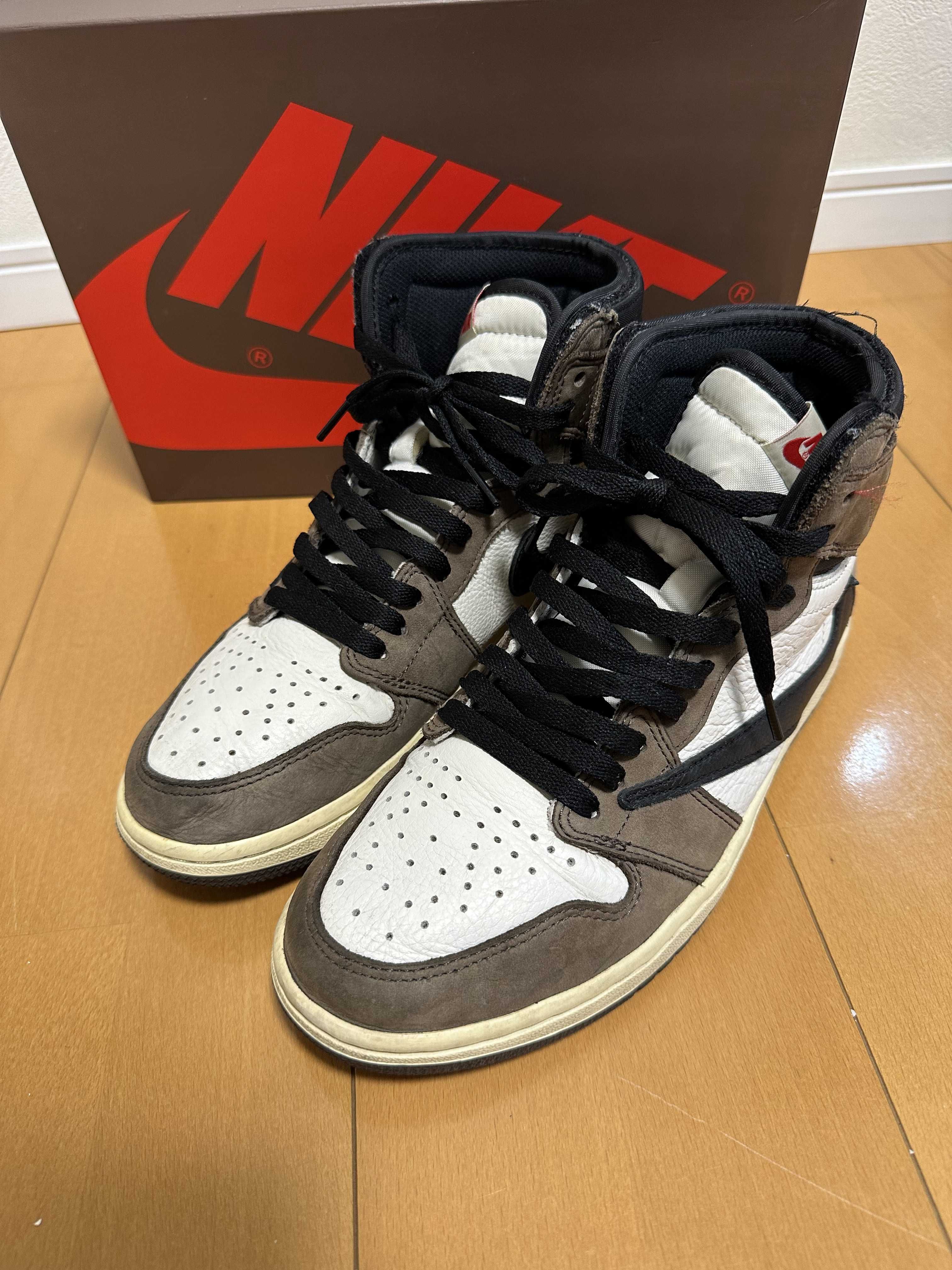 Travis Scott × Nike Air Jordan 1 Retro High OG TS SP "Sail/Dark Mocha"