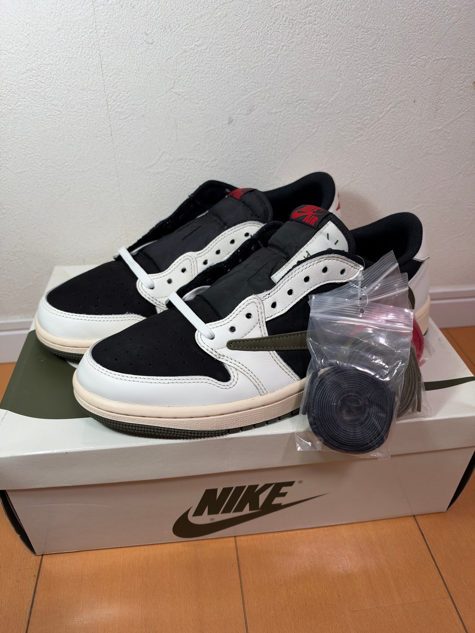 Travis Scott × Nike Women's Air Jordan 1 Low OG "Medium Olive"