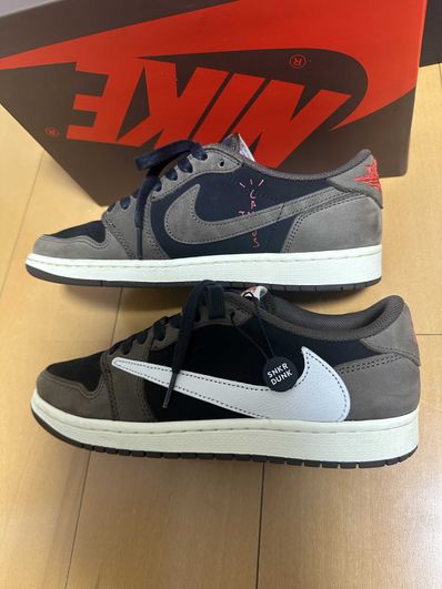 Travis Scott × Nike Air Jordan 1 Low OG SP-T "Black/Dark Mocha"