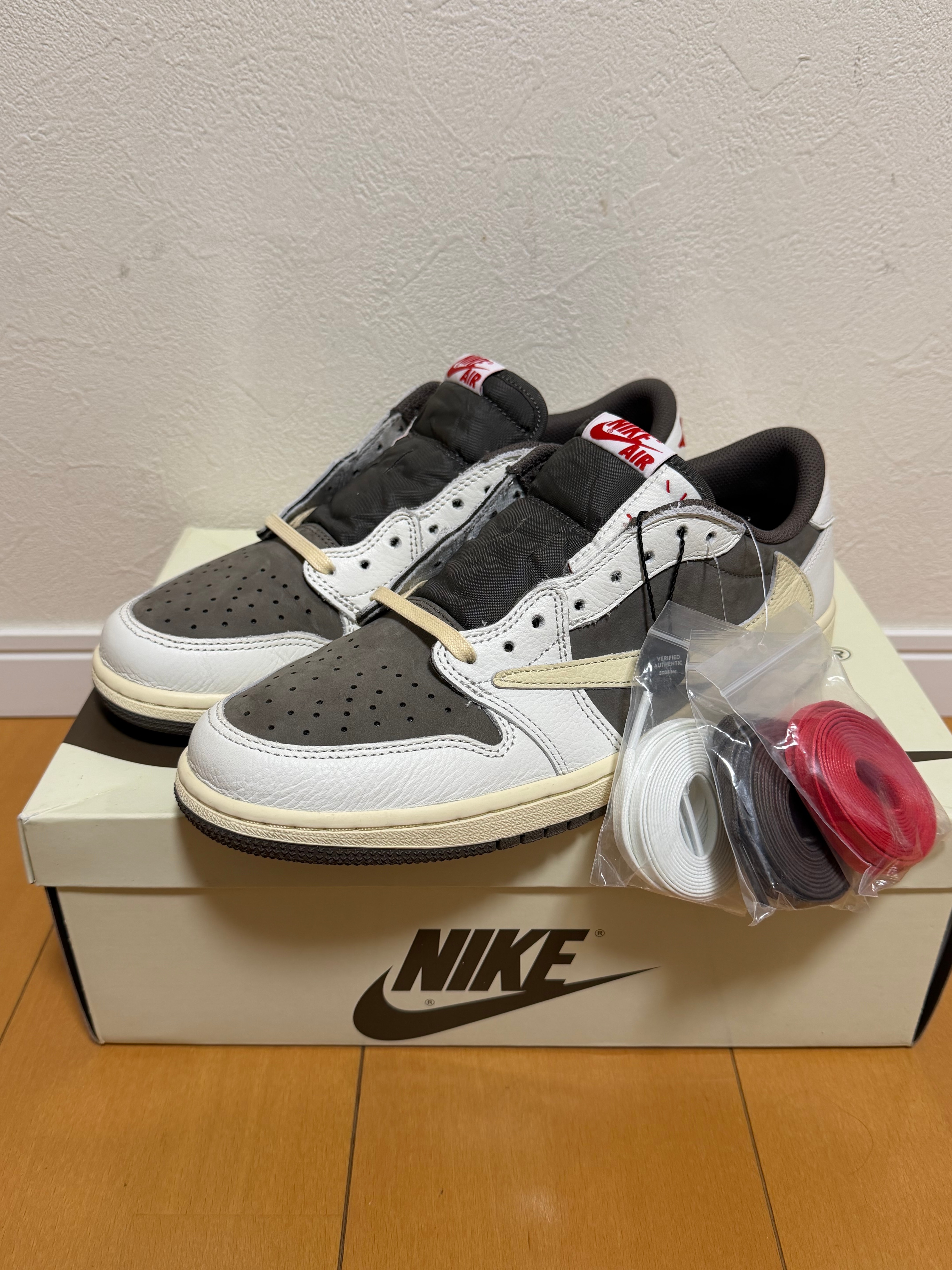 Travis Scott × Nike Air Jordan 1 Low OG SP "Reverse Mocha/Sail and Ridgerock"